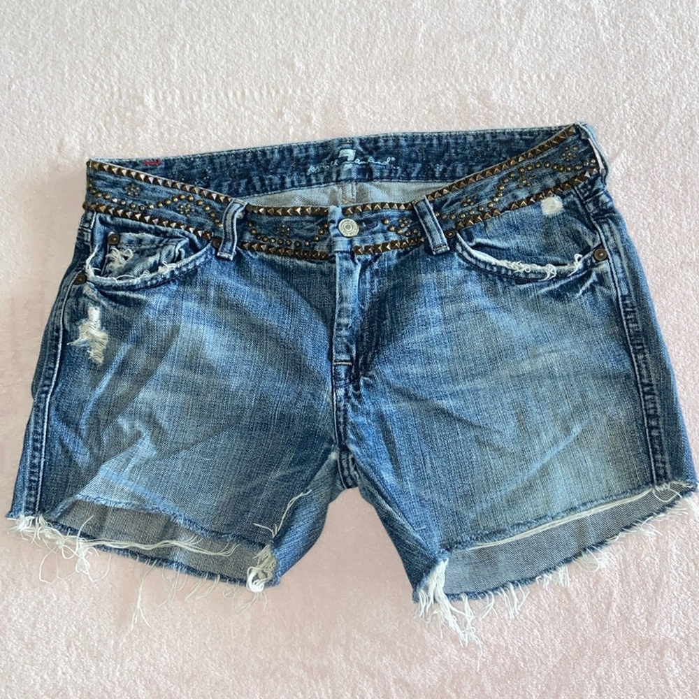 7 for all mankind shorts